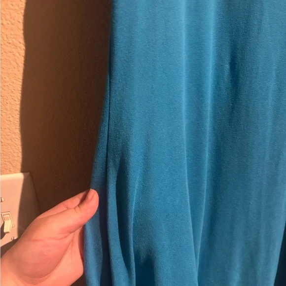 24seven Comfort Apparel Sleeveless Fit and Flare Skater Dress Sapphire Medium - Picture 8 of 10